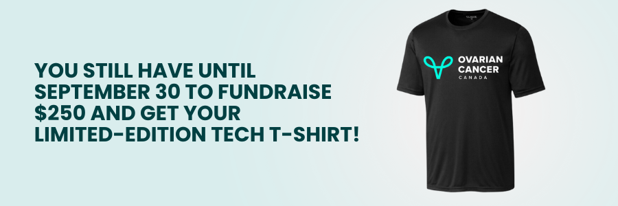 You still have until September 30 to fundraise $250 and get your limited-edition tech t-shirt! 