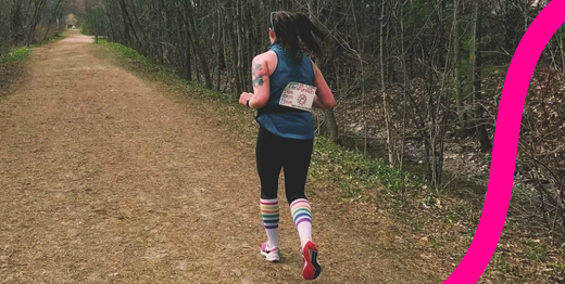 Picture of Alicia trail running