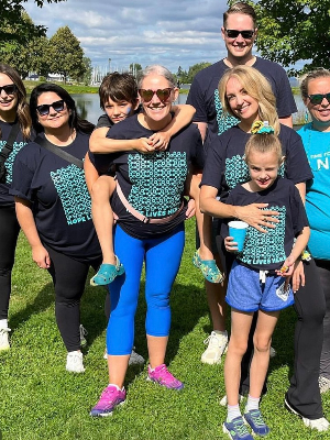 Together we can beat this thing! (Photo: 2024 Walk of Hope, Ottawa/Gatineau)